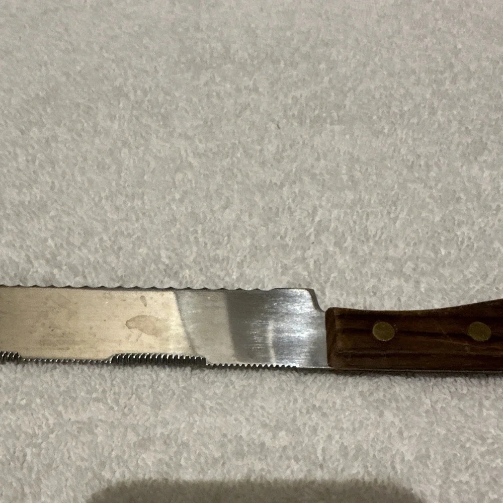 HOUSEHOLD Surgical Stainless Serrated Double-Sided Knife 7.5